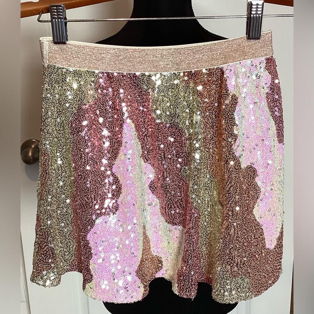 2 skirts - Multicolor and Pink Sequin Skirts